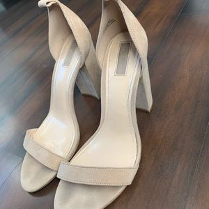 tan forever 21 high heals